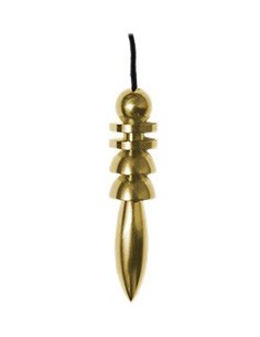 Pendule Hathor (plaqué or) 2